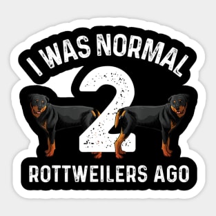 Funny Rottweiler Designs Rott Pet Lovers Sticker